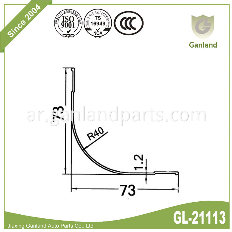 Corner Radius Panels gl-21113